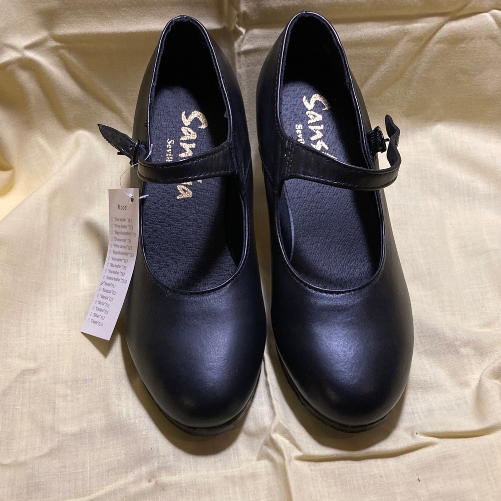 Sansha Black Women's Flamenco Shoes
